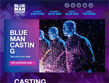 Tablet Screenshot of bluemancasting.com